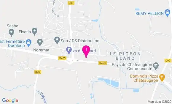 Localisation Anne Sophie Brizard