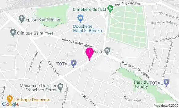 Localisation Marie Odile Rabiniaux