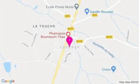 Localisation Adeline Caillere