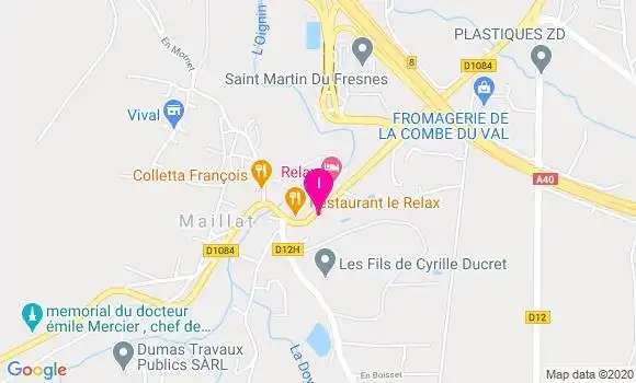 Localisation Brigitte Fradin