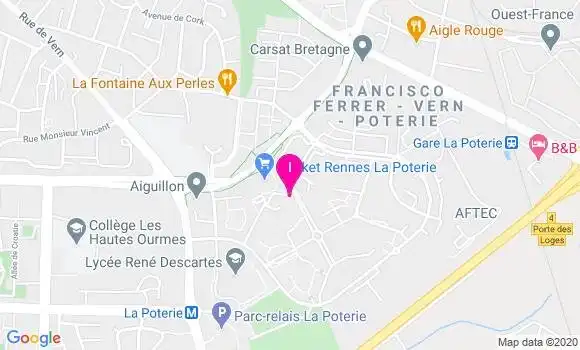 Localisation Isabelle Le Ralec