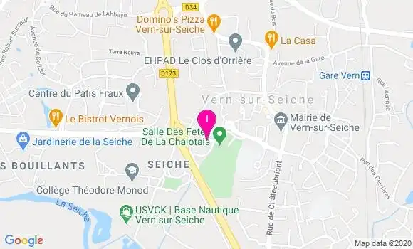 Localisation Melina Chesne
