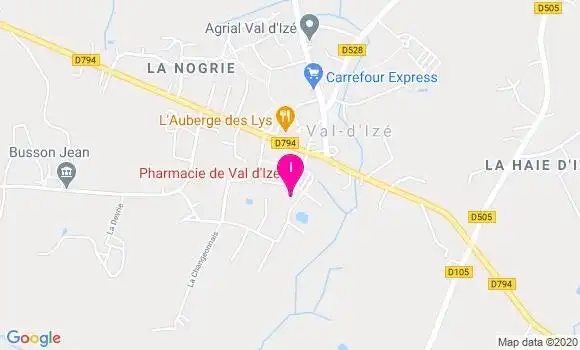 Localisation Christele Delva