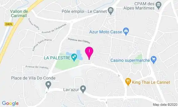Localisation Nadine Bouheret