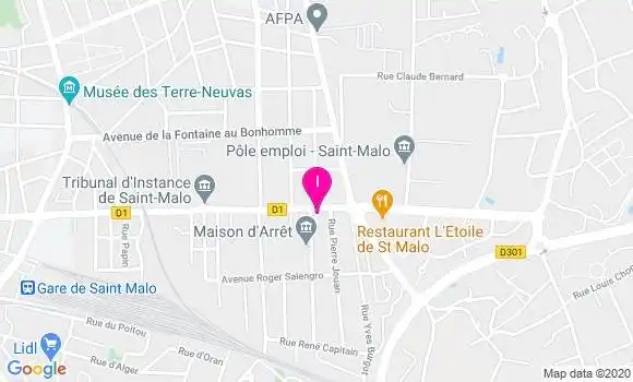 Localisation Nathalie Mahuault