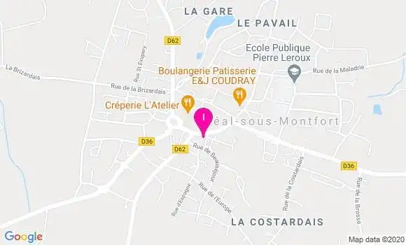 Localisation Bernadette Monnerais