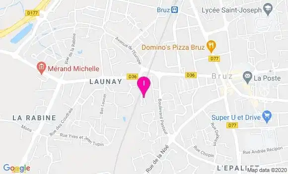 Localisation Mathilde Lanoe