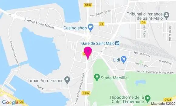 Localisation Chantal Travers