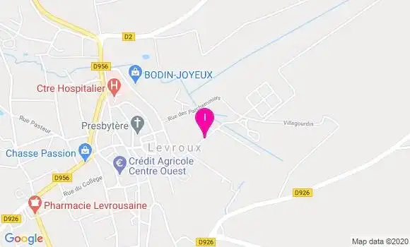 Localisation Betty Pinson