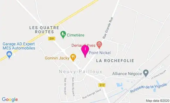 Localisation Nelly Marais
