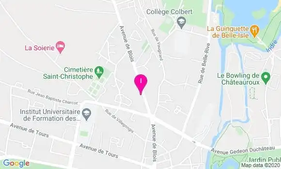 Localisation Lise Bourreau