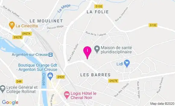 Localisation Catherine Viger Brun