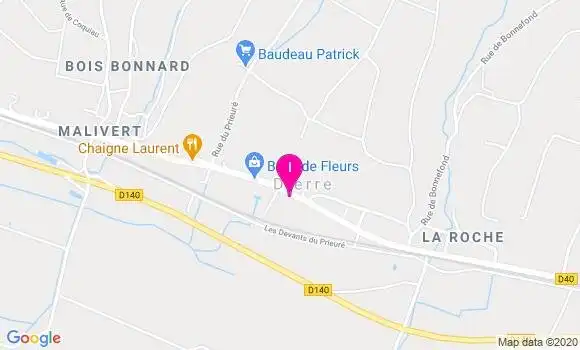 Localisation Lucette Chouteau