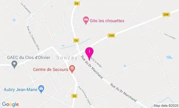 Localisation Aline Grosbois