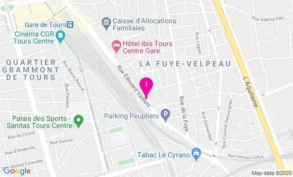 Localisation Mathilde Bertin