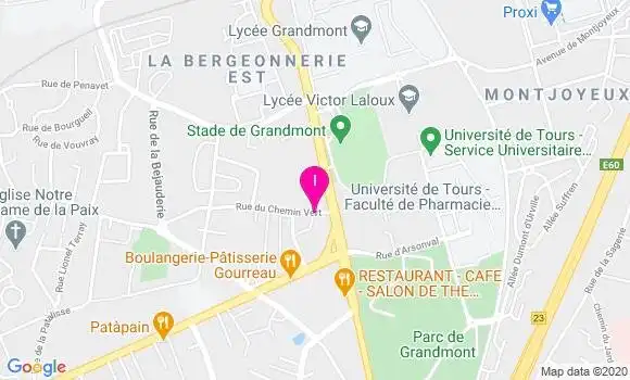 Localisation Nathalie Jutant