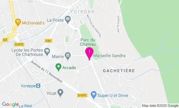 Localisation Nelly Ribeiro