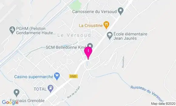 Localisation Elodie Bevilacqua
