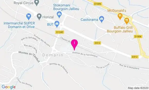 Localisation Martine Reybaud