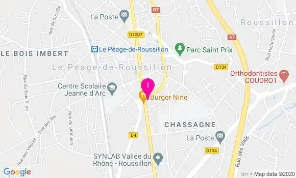Localisation Julie Chabanne