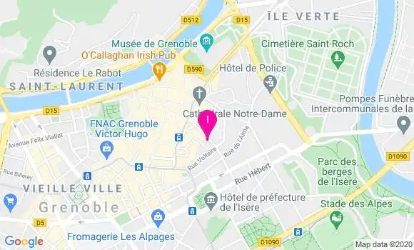 Localisation Sandrine Huguenin Bizot