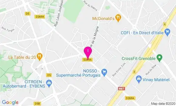 Localisation Christine Cluze