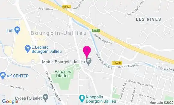 Localisation Isabel Genin