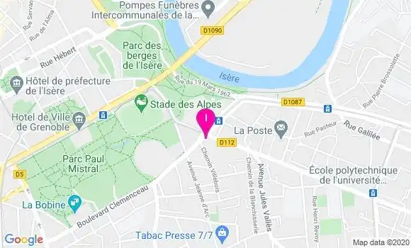 Localisation Emilie Perrussel