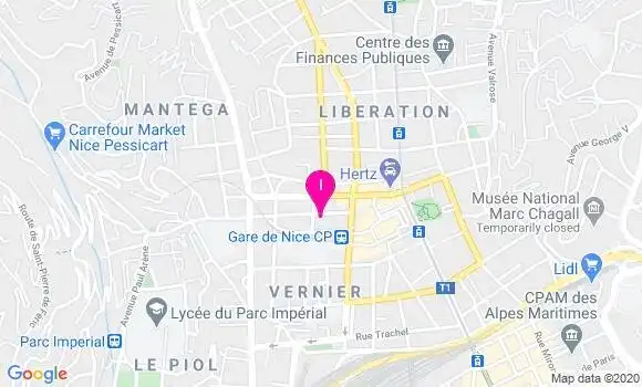 Localisation Odile Rouet Rima