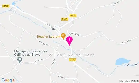 Localisation Claudine Perret