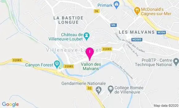 Localisation Nadia Romand