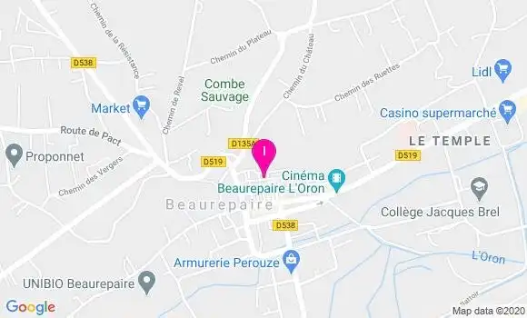 Localisation Audrey Tessier