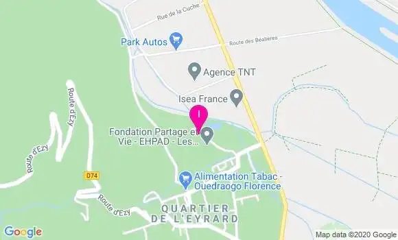 Localisation Laurence Laverriere