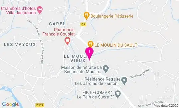 Localisation Sandrine Marinier