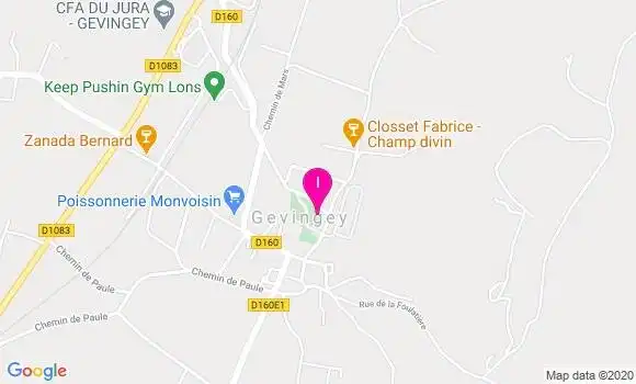 Localisation Ludyvine Chamberland