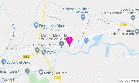 Localisation Geraldine Nayme