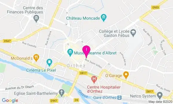 Localisation Corinne Sarazin