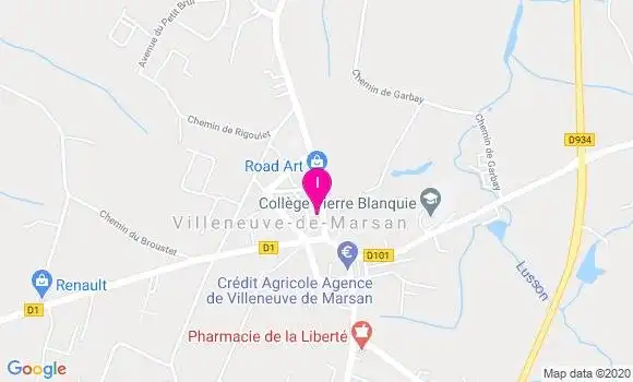 Localisation Nadine Pradelles