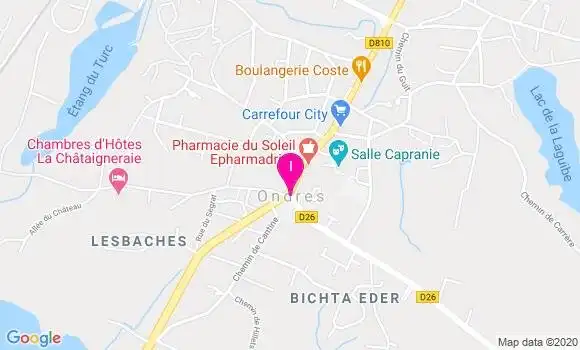 Localisation Helene Suberchicot