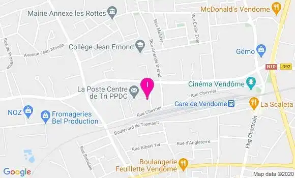 Localisation Myriam Pally