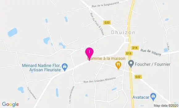 Localisation Aline Porcher