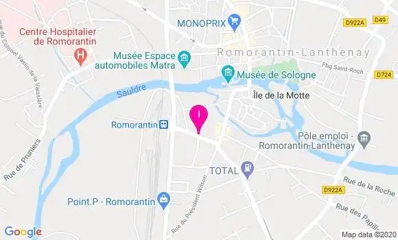 Localisation Chantal Mesier