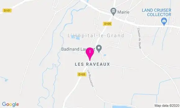 Localisation Nadine Bonnier
