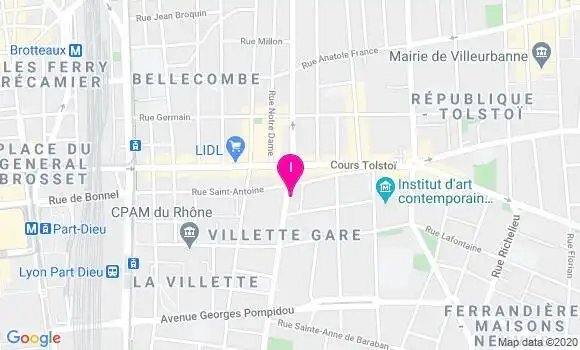 Localisation Alexandra Doublet