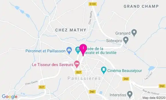Localisation Vivane Bourdelin Guerin