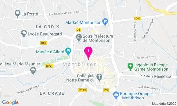 Localisation Mireille Bertinelli