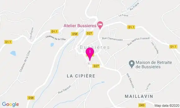 Localisation Marie Helene Bert