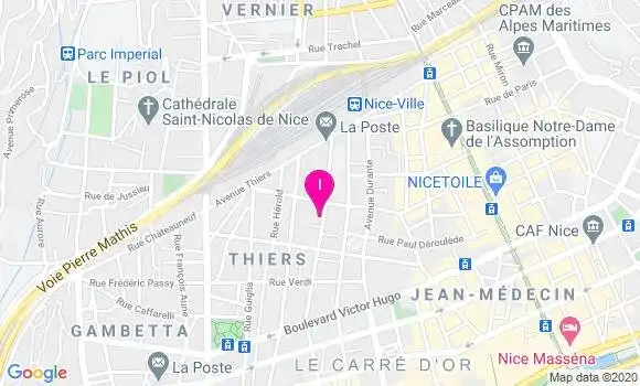 Localisation Emilie Marolle