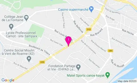 Localisation Vanessa Comeau