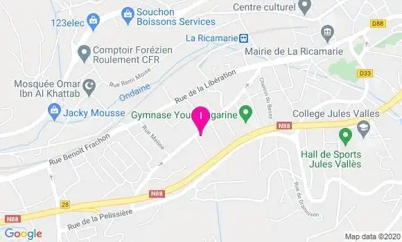 Localisation Nicole Reymond